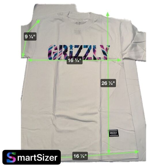 GRIZZLY GRIP TAPE GRAPHIC TEE, sz Small - Picture 7 of 7